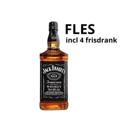 Whisky Jack Daniel's FLES incl 4 frisdranken