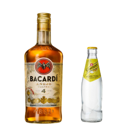 21. Bacardi Rum + frisdrank